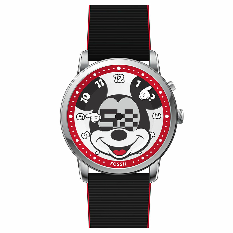 Fossil FLE1232 Disney X Fossil Limited-Edition Mickey Mouse Big Tic Erkek Kol Saati